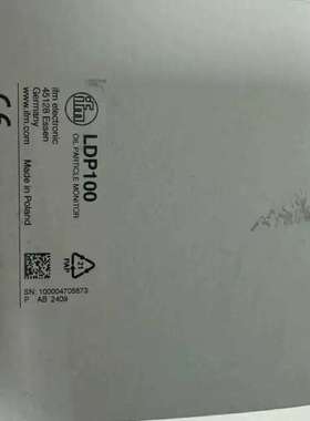 (议价)易福门LDP100油颗粒度检测仪，，LD