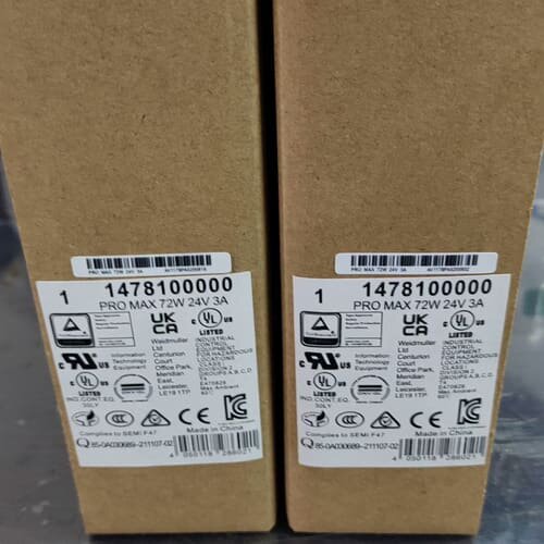 魏德米勒开关电源PRO AMX 72W 24V 3A号:（议价)