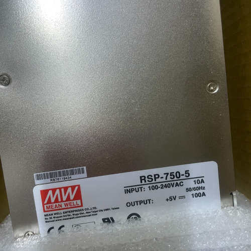 台湾明纬RSP-750-5开关电源 5V100A 正议价