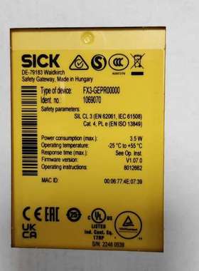 SICK FX3-GEPR00000安全控制模块2个，(议价