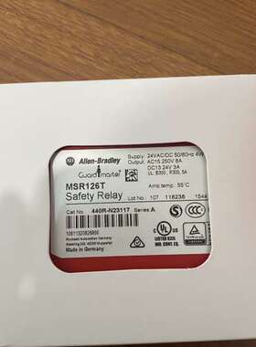 (议价)MSR126T  440R-N23117 AB安全安全继电器