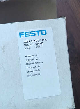 费斯托电磁阀 184493 MEBH-52-D-1-ZSR议价