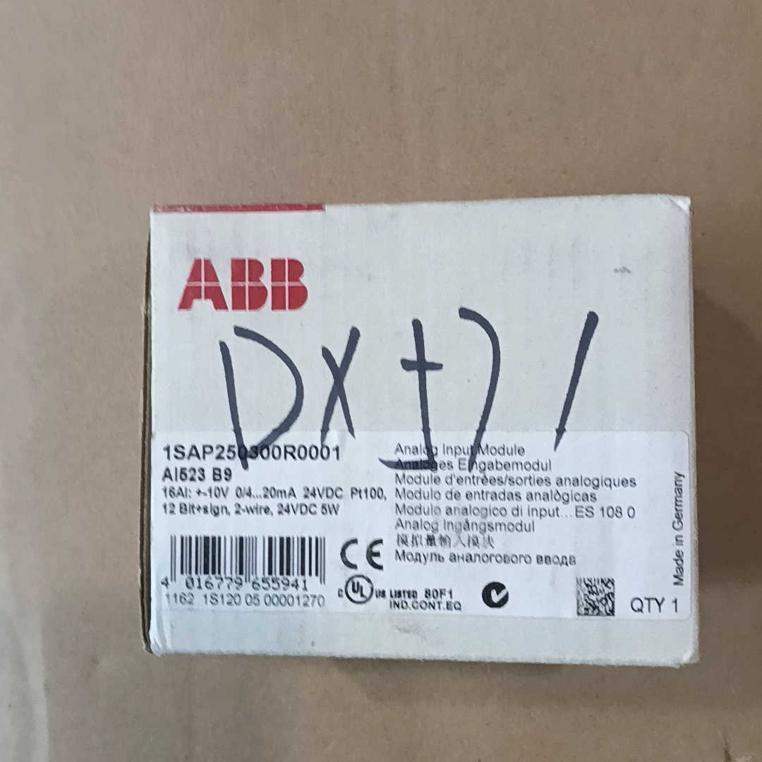 ABB模拟量输入模块1SAP250300R0001，16议价