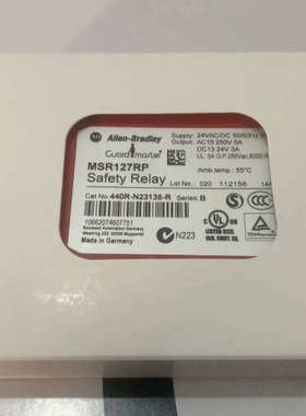 AB罗克韦尔继电器MSR127RP，440R-N23135-议价