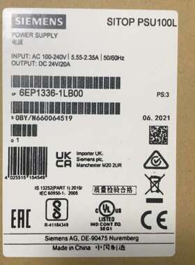 6EP1336-1LB00 SITOP PSU100L 西门议价