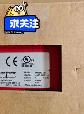 AB罗克韦尔安全继电器     MSR124RT 440R-议价