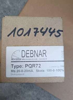(议价)DEBNAR电流表PQR72,参数Mb:20- 0-