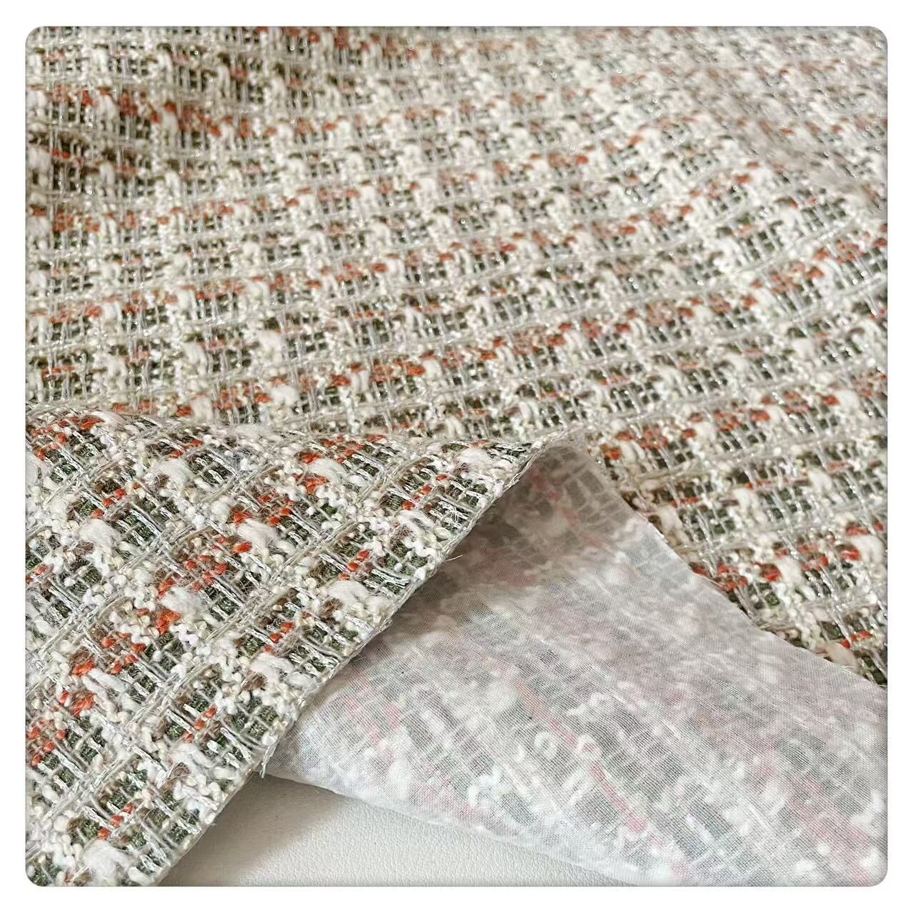 含毛柔软套装马甲外套小香风布料