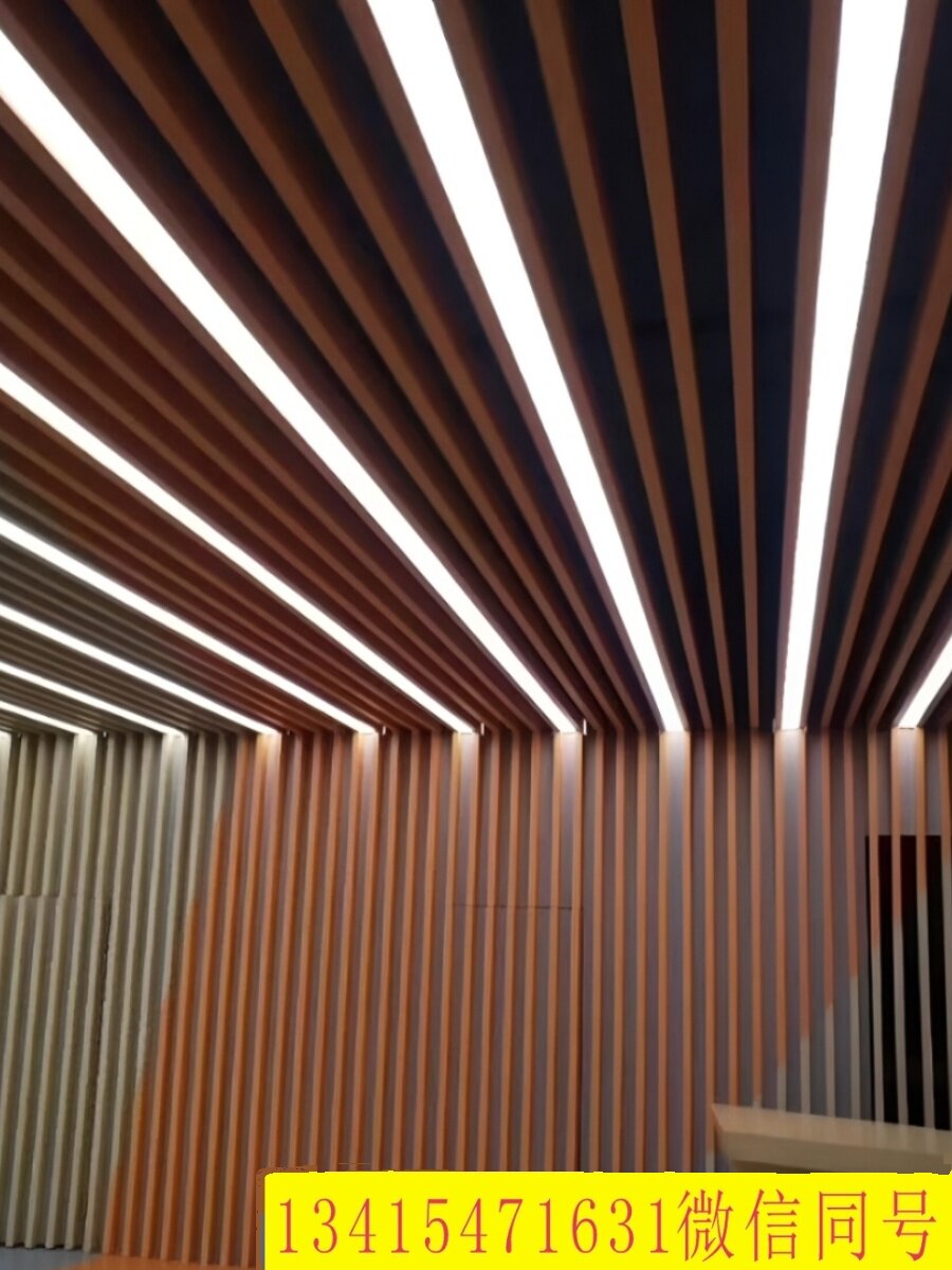 新品十字铝格栅吊顶现代简约天花装饰集成网格栏方格葡萄架铝方通