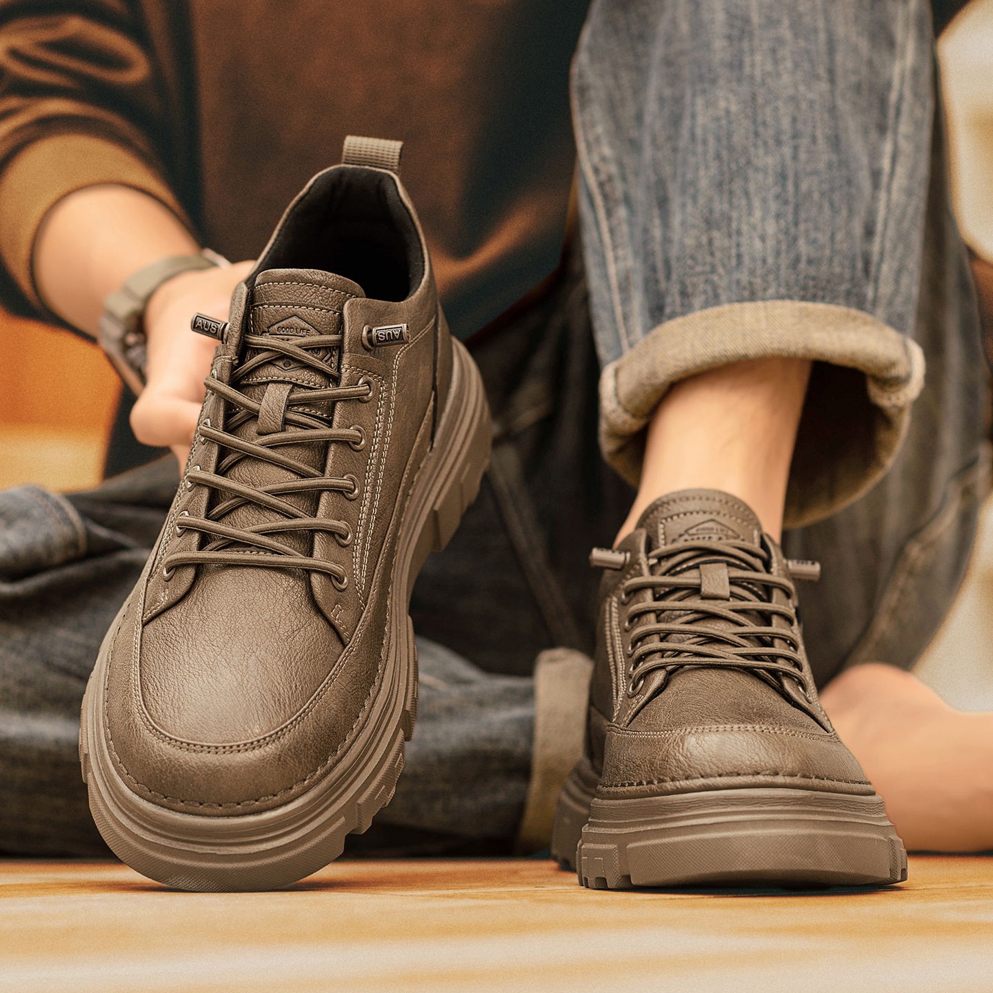 【国货严选】官方旗舰店正品男鞋