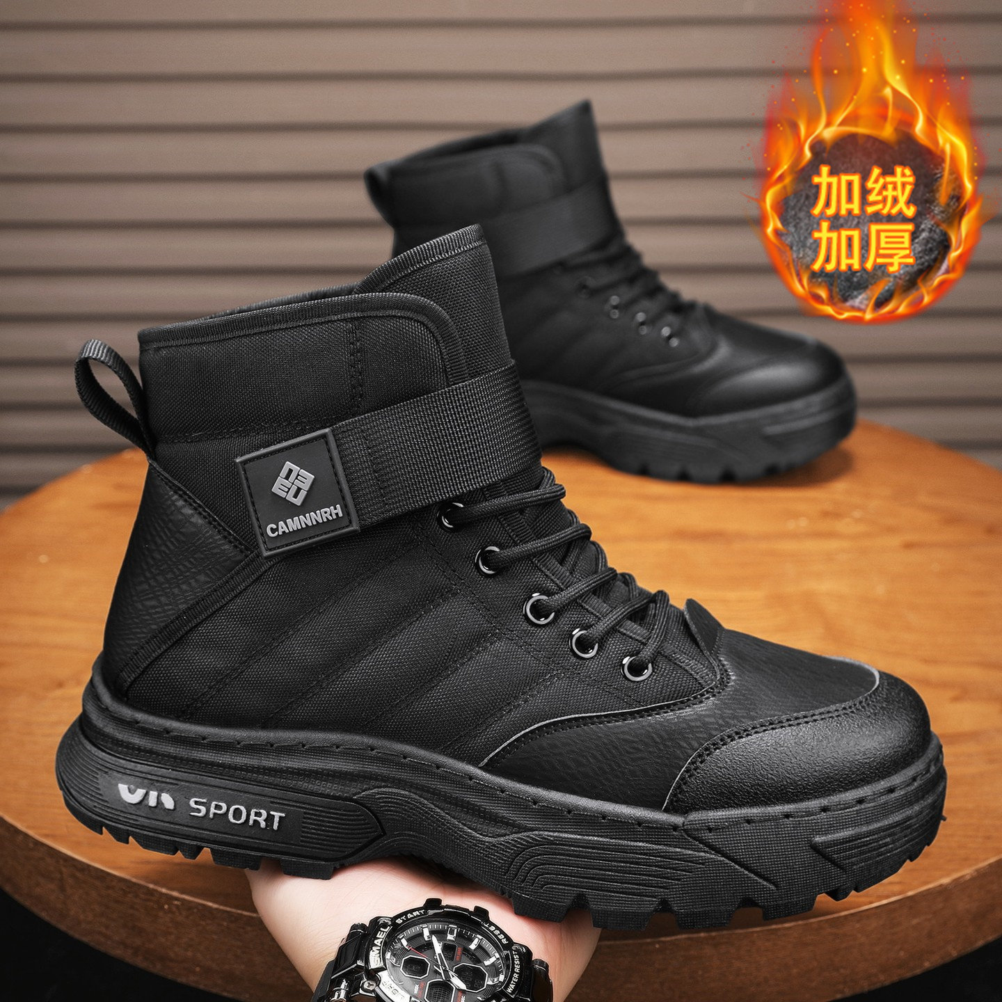 雪地靴男冬季户外登山运动零下40度东北防寒棉靴加厚保暖中筒棉鞋,流行男鞋,时尚雪地靴,淘宝优惠券,粉丝福利购,淘宝优惠卷