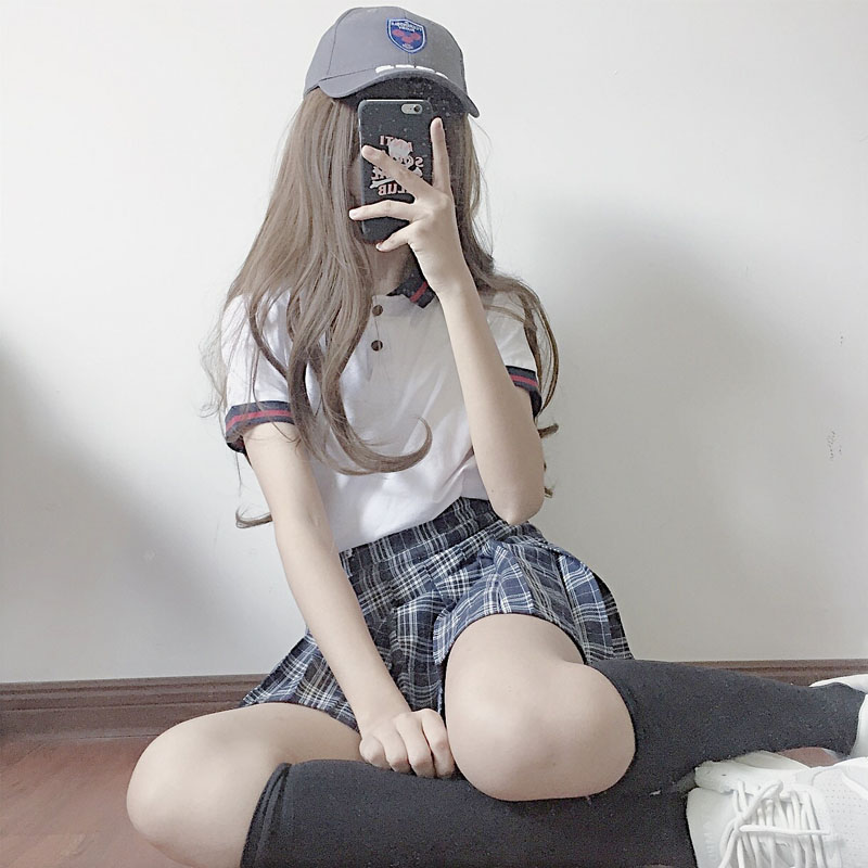 2018Ïļ¾Ð¿îÅ®×°º«°æÑ§Éú¿íËÉPoloÁì¶ÌÐäTÐôÉÏÒ¿ɰ®ÉÙŮСÇåÐÂ