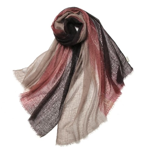 云雾系列200支超薄阿拉善baby绒喷绘渐变空调巾围巾披肩