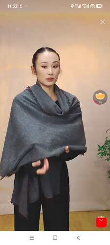 尼泊尔手工羊绒披肩