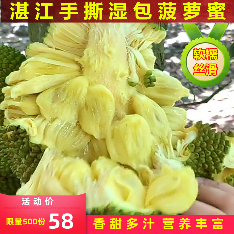 湛江特产湿包菠萝蜜热带应季时令当季孕妇水果新鲜整箱榴莲水蜜桃