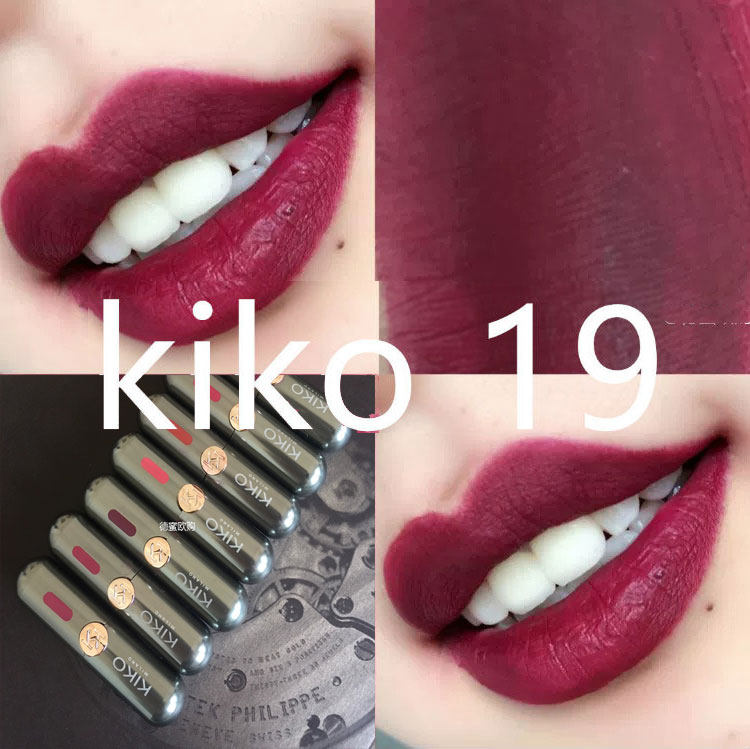 正品新款kiko细管现货0系胶囊口红19哑光丝绒滋润持久21 16 17 18
