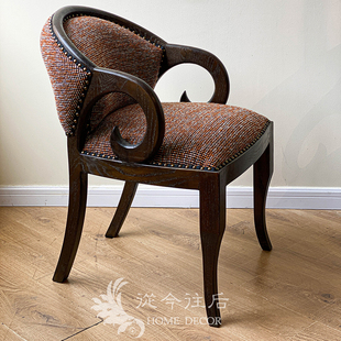从今往后HomeDecor-CFZMZ204-复古羊毛豆豆羊角椅