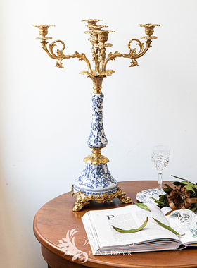 从今往后HomeDecor-CFSS178-青花瓷系列烛台