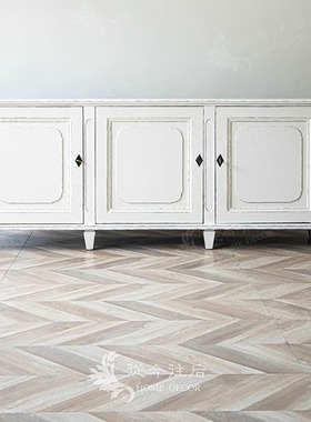 从今往后HomeDecor-CFF192-白色三开门边柜