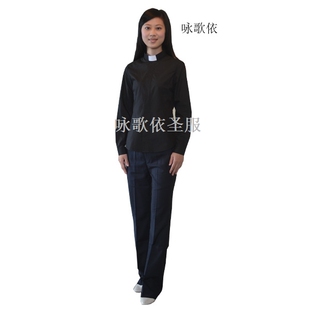 女款咏歌依定制罗马卡衬衫配送领卡免烫抗皱