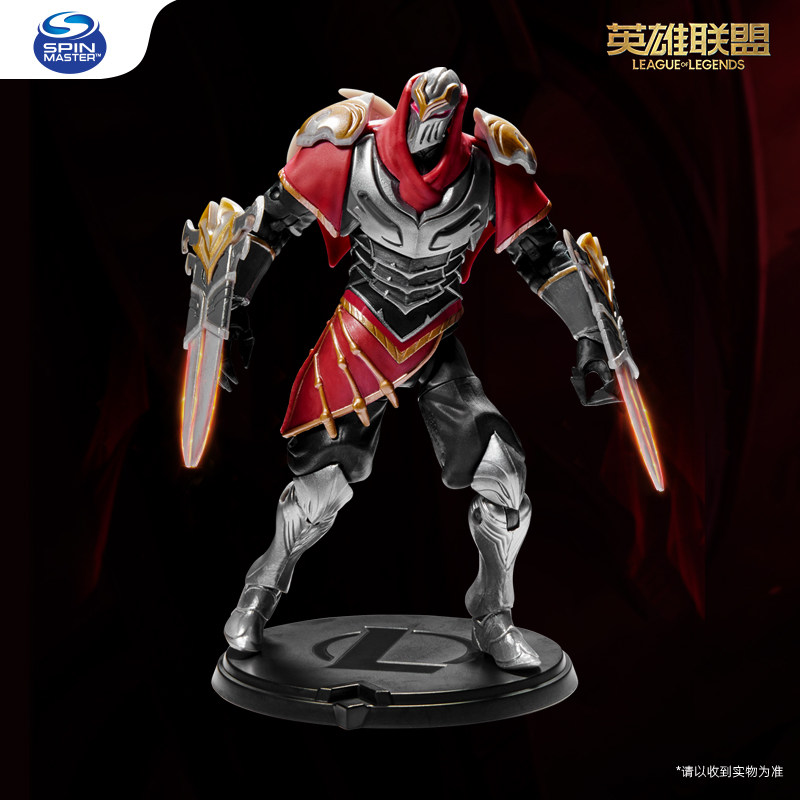 spin master x lol 英雄联盟 可动玩具系列 隐流之主 劫 公仔手办