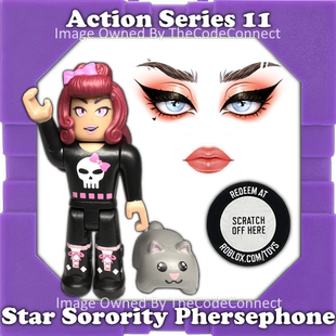 Roblox 玩具系列11 积木罗布乐思robux正品兑换人偶拆盒款表情脸