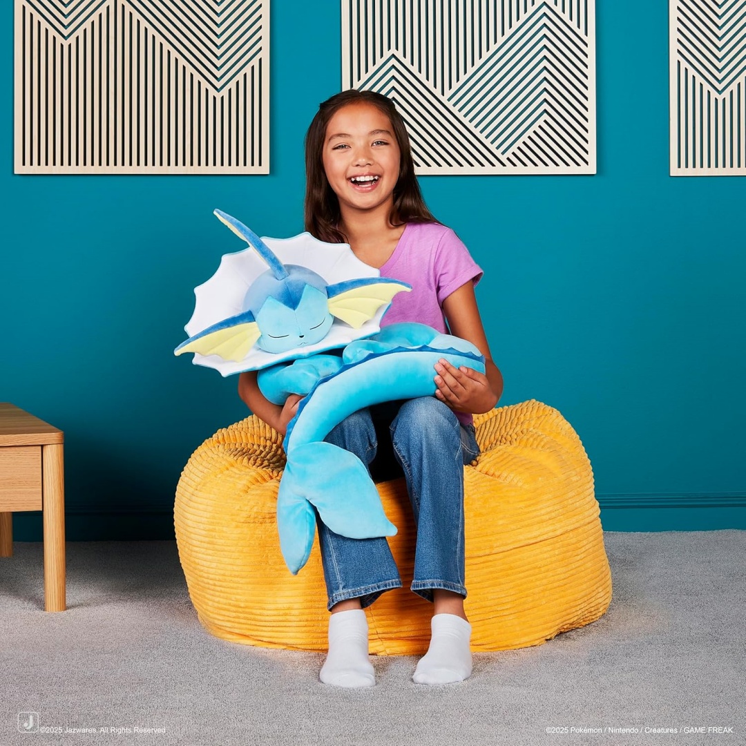 宝可梦18英寸睡枕抱枕雷火水布伊