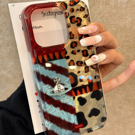 豹纹星球西太后适用苹果16pro手机壳iPhone15max14plus华为mate60小米13Reno10S18nova12p70荣耀90k50note11