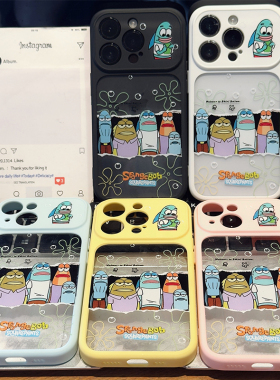 无语居民鱼适用苹果17promax手机壳iphone16plus高级感ip15max新款air14pro个性13卡通12por超火11保护软套
