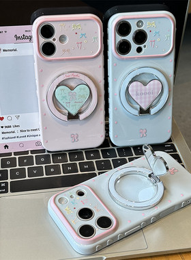 波点蝴蝶结适用苹果17promax手机壳iPhone16plus华为p90mate80findx9荣耀600X300小米17K70reno14note15Y200i