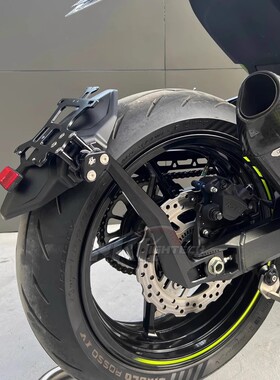 摩托车适用雅马哈 R-25/R3 15-23 改装件单臂后挡泥板短尾牌照架