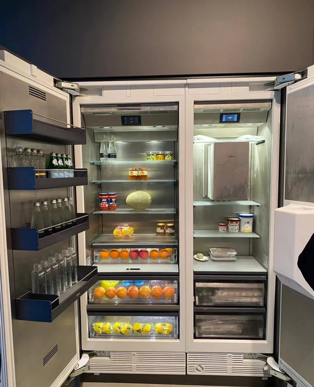 gaggenau嘉格纳冰箱rf411304德国进口400系嵌入式全冷冻镶嵌冰箱