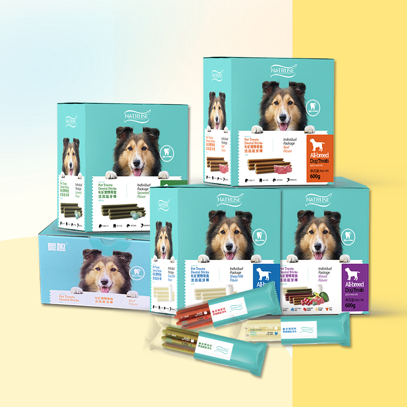 昵趣洁齿骨狗狗磨牙棒丰字骨洁齿耐咬补钙除口臭比熊泰迪宠物零食