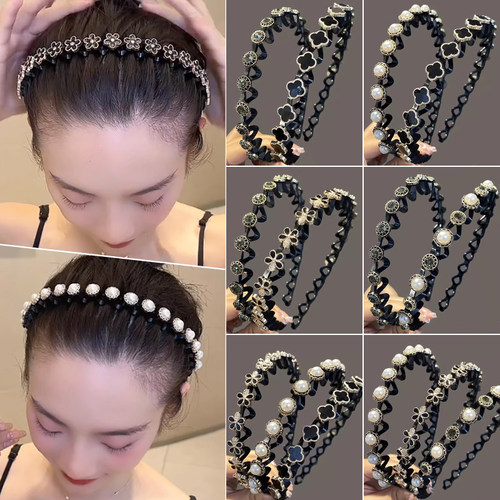波浪高颅顶发箍女款网红