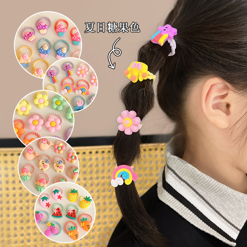 儿童皮筋可爱女童宝宝啾啾扎头发不伤发弹性好头绳橡皮筋拇指发圈,饰品/流行首饰/时尚饰品新,发饰,淘宝优惠券,粉丝福利购,淘宝优惠卷