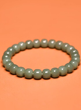 秋会长和田青玉籽料手串NGTC证