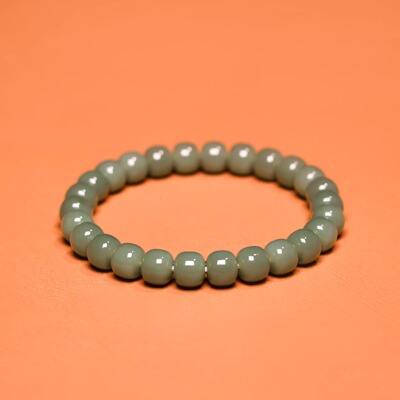 秋会长和田青玉籽料手串NGTC证