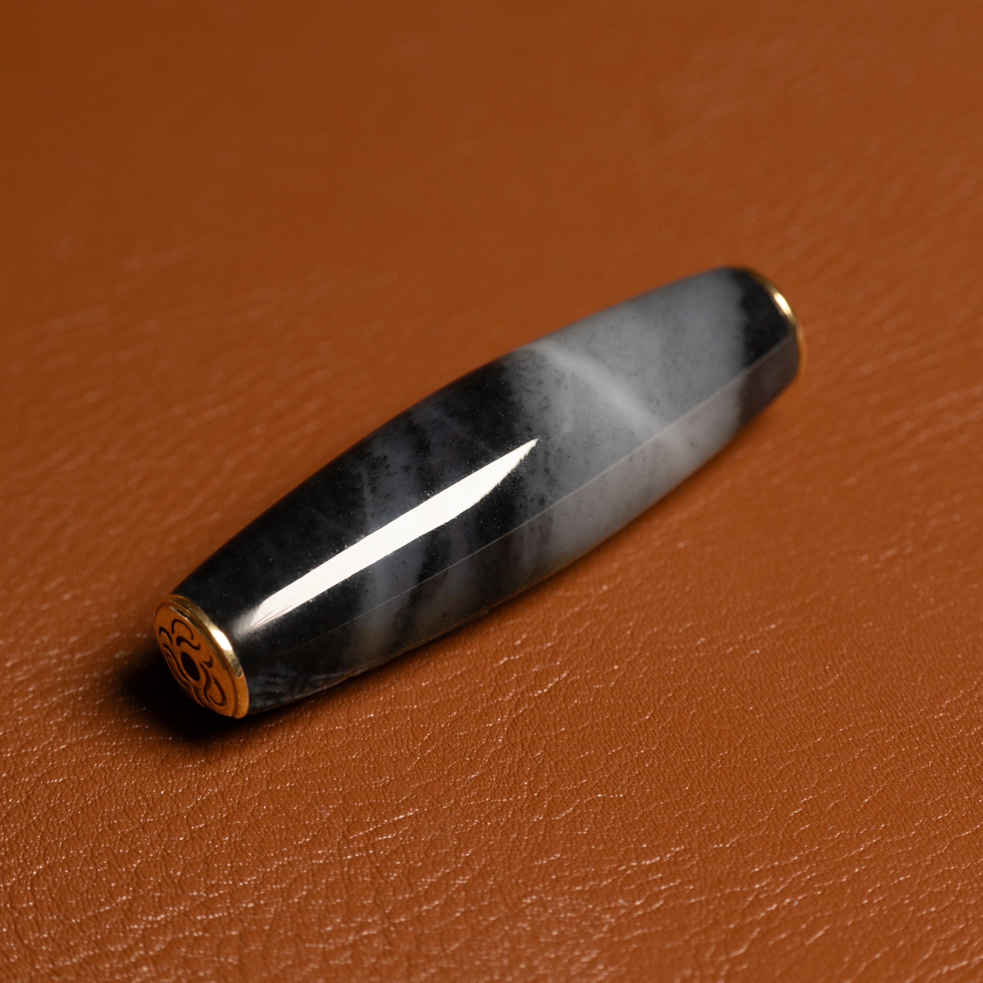 和田玉新疆天然青花勒子挂件吊坠