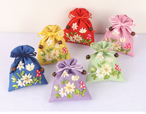 端午节麻布香包立体手工绣花驱蚊香袋香囊随身荷包装饰品车内挂件