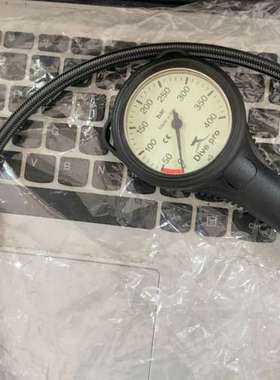 议价维修意大利Dive pro潜水压力表 400bar量程 黑色外壳