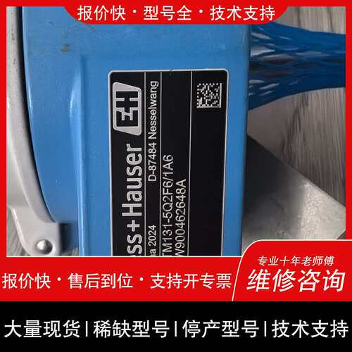 可维修E+H温度传感器TM131-5Q2F6/1A6，2024议价