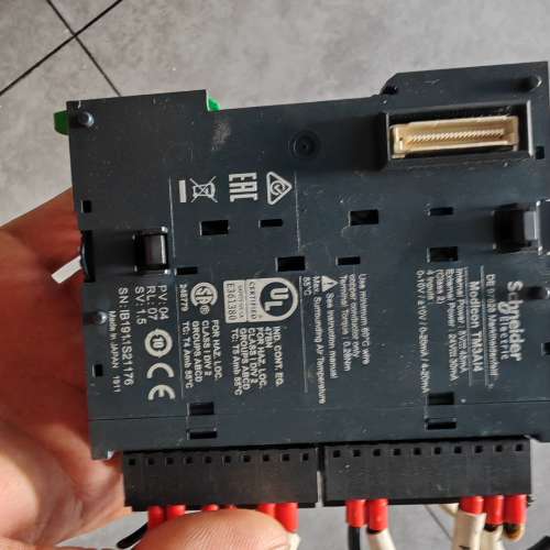 议价维修施耐德plc模拟量模块 TM3AI4 二手拆机两个，成色好，