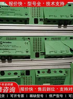 议价维修菲尼克斯IBSCT24IOGT-LK-OPC模块，其中两个外