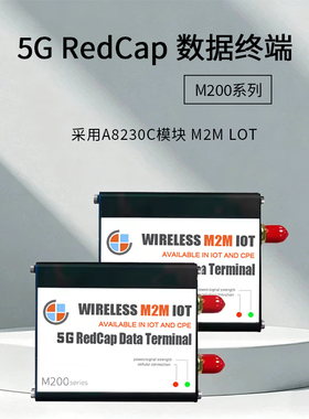 M2M万物互联IOT 支持TCP HTTP协议 5G RedCap数据终端下行226Mbps