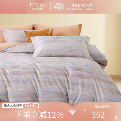 堂皇家纺保暖全棉磨毛四件套