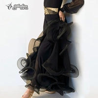 以琳飞儿 Современная танцевальная юбка для одежды S9018 Национальная лейбла танцевальная юбка с сантилог