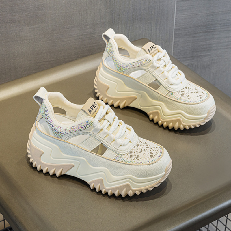 2025夏季新款真皮透气休闲凉鞋