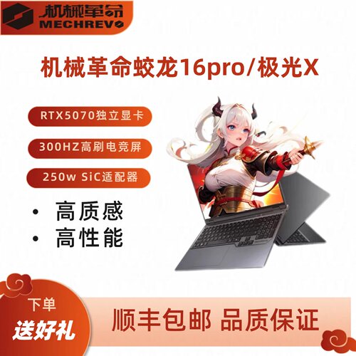 机械革命蛟龙16pro极光x游戏本