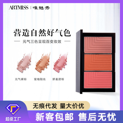 ARTMISS元气渐变腮红自然裸妆哑光细腻显色少女气质胭脂腮红 定制