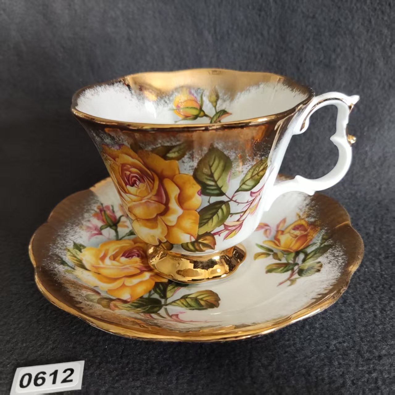 皇家阿尔伯特ROYAL ALBERT英国中古骨瓷杯碟欧式复古咖啡杯茶杯